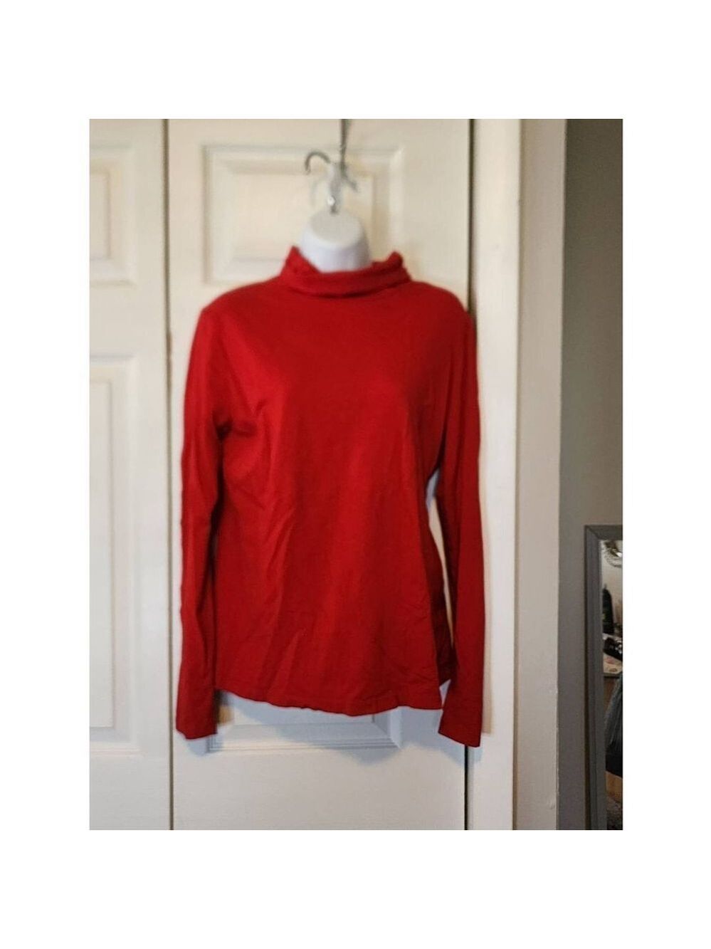 Christopher & Banks Red Turtle Neck